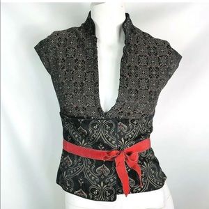 Karen Millen size 4 ornate top